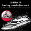 35km/H HJ806 2.4G High-Speed Remote Control Racing Boat With Water Cooling System /High Speed R/C boat Children Model Toys 6