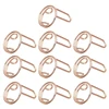652F 10PCS Nail Art Rings Adjustable Fingertip Rings Women Party Jewelry Metal Open Nail Rings Copper Material Women Jewelry 5