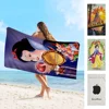 Cute White Snow Beautiful Girl Big Microfiber Beach Towels Quick Dry Towel Sand Beach Towels Pool Towel For Travel Swim Pool 1