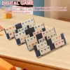 Rummy Cube Game with 4 Racks, 106 Rummy Cube Game Set with Portable Case, Rummy Tiles Travel Set for Family Classic Board Games 3