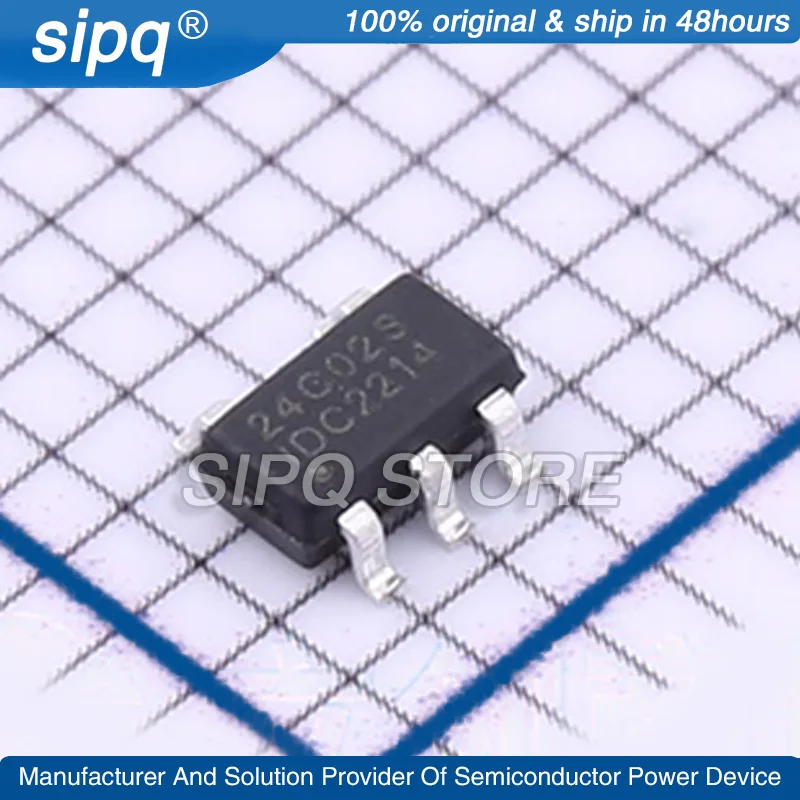 

1Reel 3000PCS/LOT AD24C02 Marking:24C02S SOT-23-5 EEPROM New Original In Stock