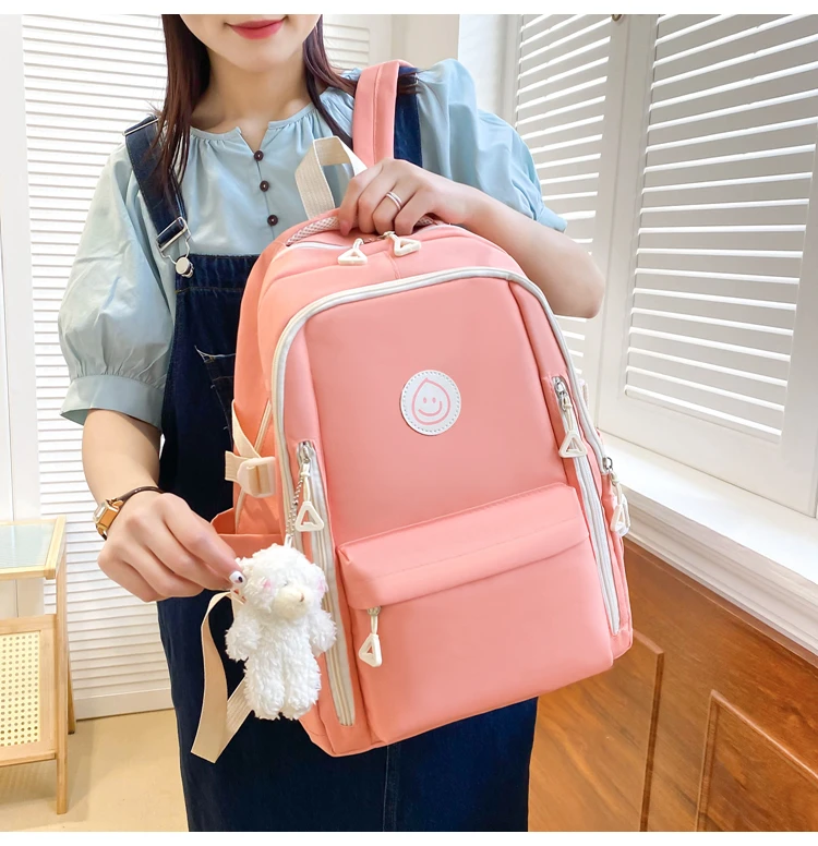Kawaii Pastel Multipocket Harajuku Backpack Set