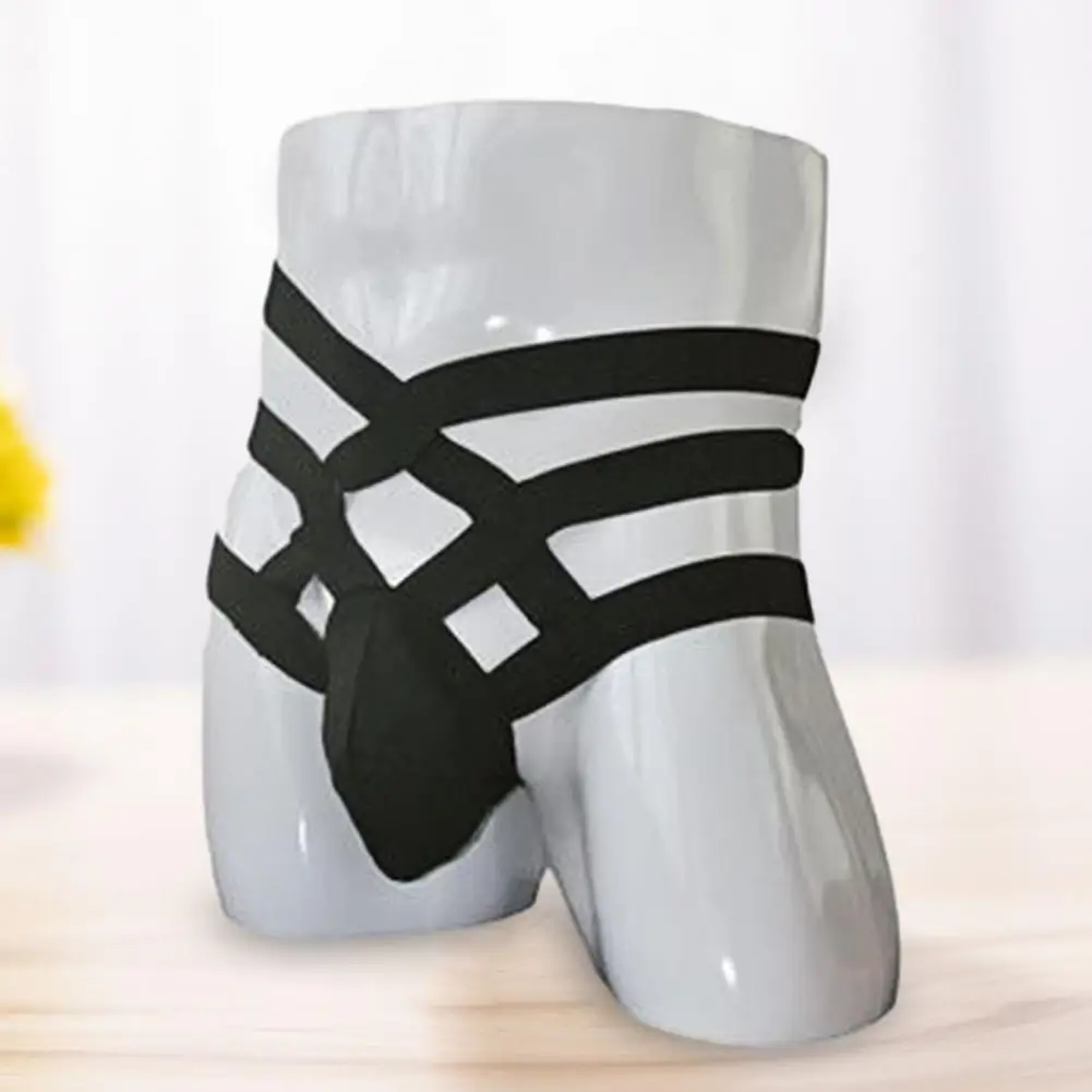 

Men Panties Breathable Men's High Waist G-string Briefs With U-convex Design Solid Color Bandage Seamless Comfortable Underpants