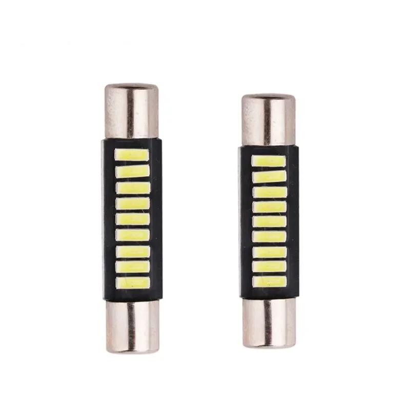 

2 шт. гирлянда светодиодный 31 мм 28 мм 29 мм C5W 4014 9SMD светодиодный Автомобильный интерьер Потолочные плафоны косметическое зеркало солнцезащитный козырек фары Лампа AC/DC 12V белого цвета