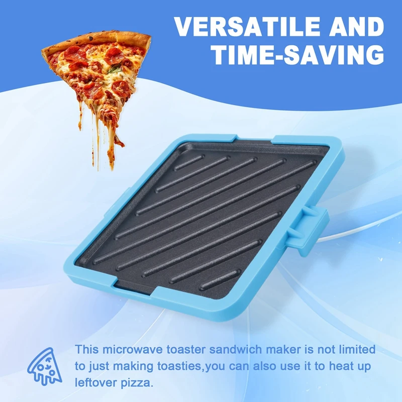 TAIGH-Microwave Toastie Maker,Toastie Maker Microwave,Microwave Toaster Sandwich Maker,Microwave Toastie Sandwich Maker