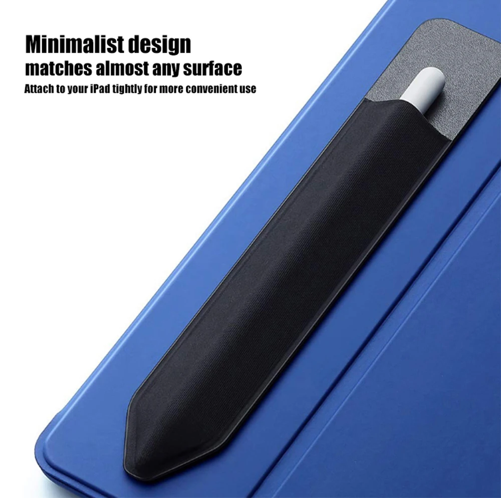 Stylish Adhesive Pencil Sleeve and Holder with Secure Storage