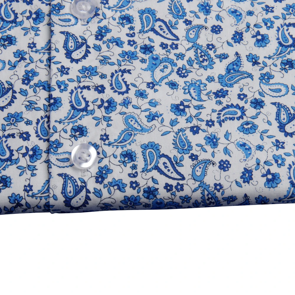 NEW Floral Shirts Men Custom Made Summer Shirts For Men Camisas De Hombre Tailored Mens Dress Shirts Formal Shirt Summer Clothes