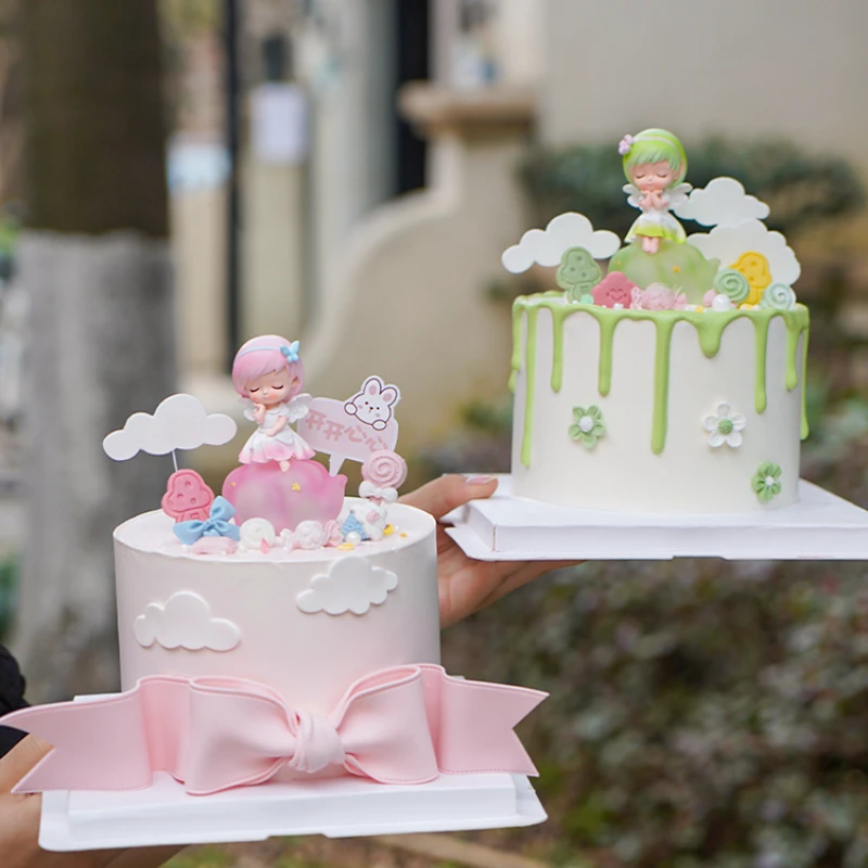 SYKYCTCY 24 Topper Per Torta A Forma Di Ballerina, In Cartone Glitterato, Per Decorazioni Di Compleanno E Baby Shower A Tema Danza