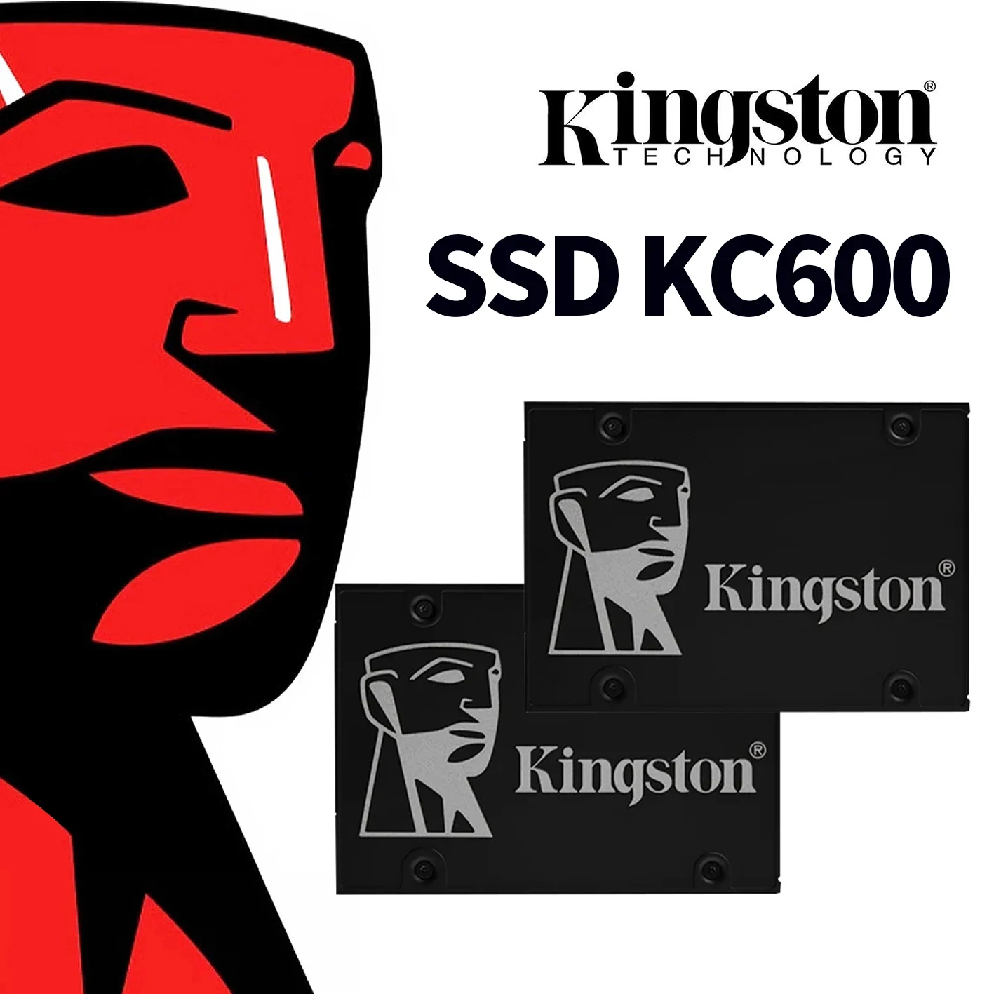 Kingston-unidade de Estado Sólido Ssd Kc600 2tb 1tb 512gb 256gb Sata Polegadas Disco Rígido Interno Hdd 1tb Notebook pc