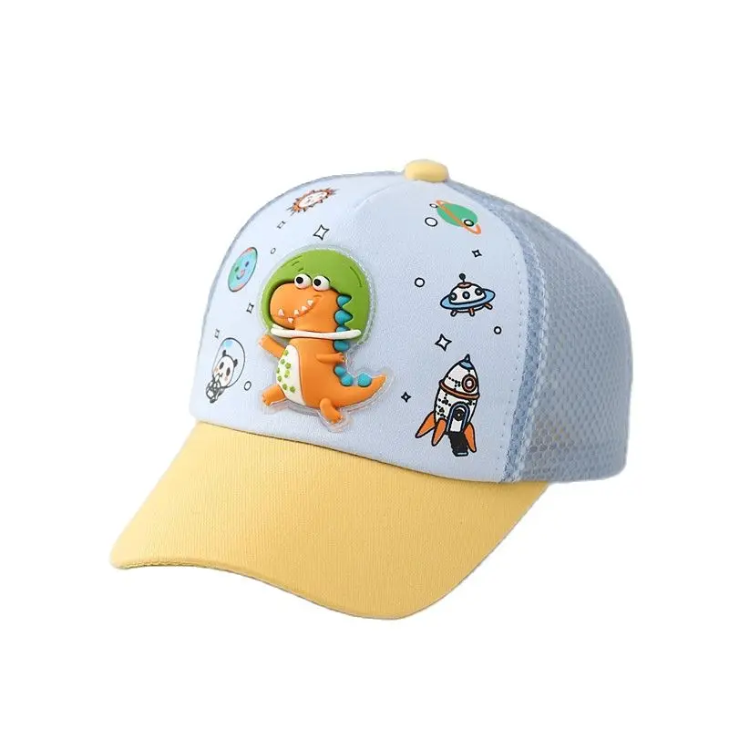 

LDSLYJR Summer Acrylic Cartoon Dinosaur Casquette Baseball Cap Adjustable Snapback Hats for Children Boy and Girl 213
