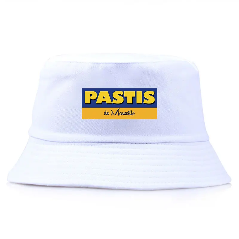 

France Pastis Bob Unisex Casual Cotton Reversible Bucket Hat Adult Travel Sun Beach Fisherman Cap Winter Autumn Warm Hats