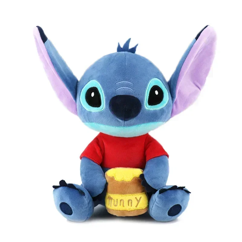 Disney Cartoon Stitch Angel Scrump Plush Dolls Anime Toys Lilo & Stitch Stich Plush Stuffed Toys Children Birthday Gifts plush toys