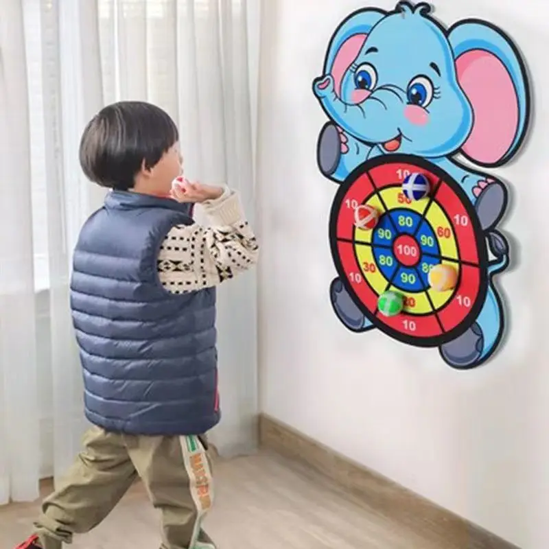 

Dart Board Montessori Target Sports Game Toys for Children 4 To 6 Years Old Outdoor Toy Child Indoor Girls Sticky Ball Boys Gift