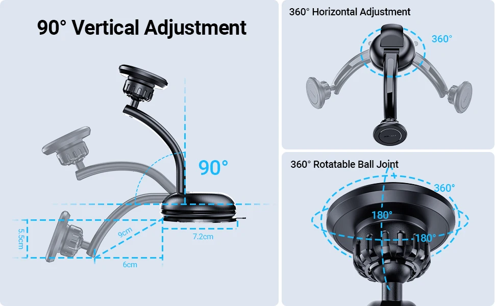 iphone holder for car ACEFAST Dashboard Air Vent Magnetic Phone Holder in Car For iPhone 12 13 Pro Max Universal Magnet GPS Bracket For Xiaomi Samsung smartphone stand