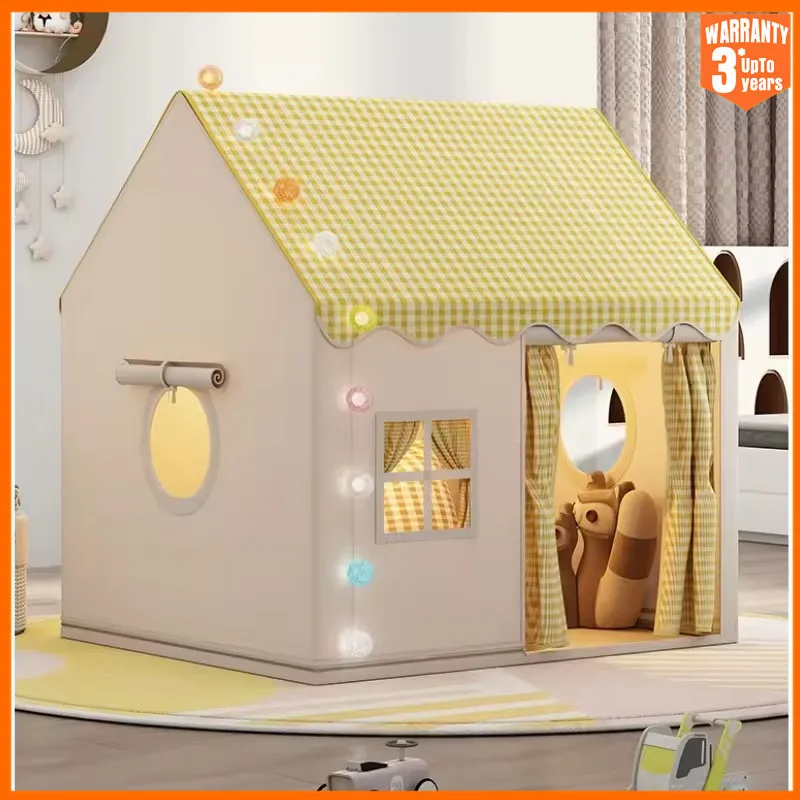 Child Small House Folding Playtent Kid Toy Tent Princess Girl Castle Play House Baby Tent Not include light Ball Chrismas Gift 1