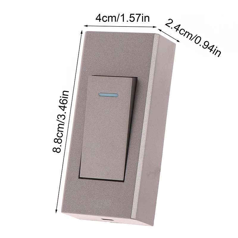 Micro Switch 1Pc 1 Gang 2 Way Surface Mount Switch Wire Hanging Installation Bedside On/Off Control Lamp Panel Wall Light Switch micro switch