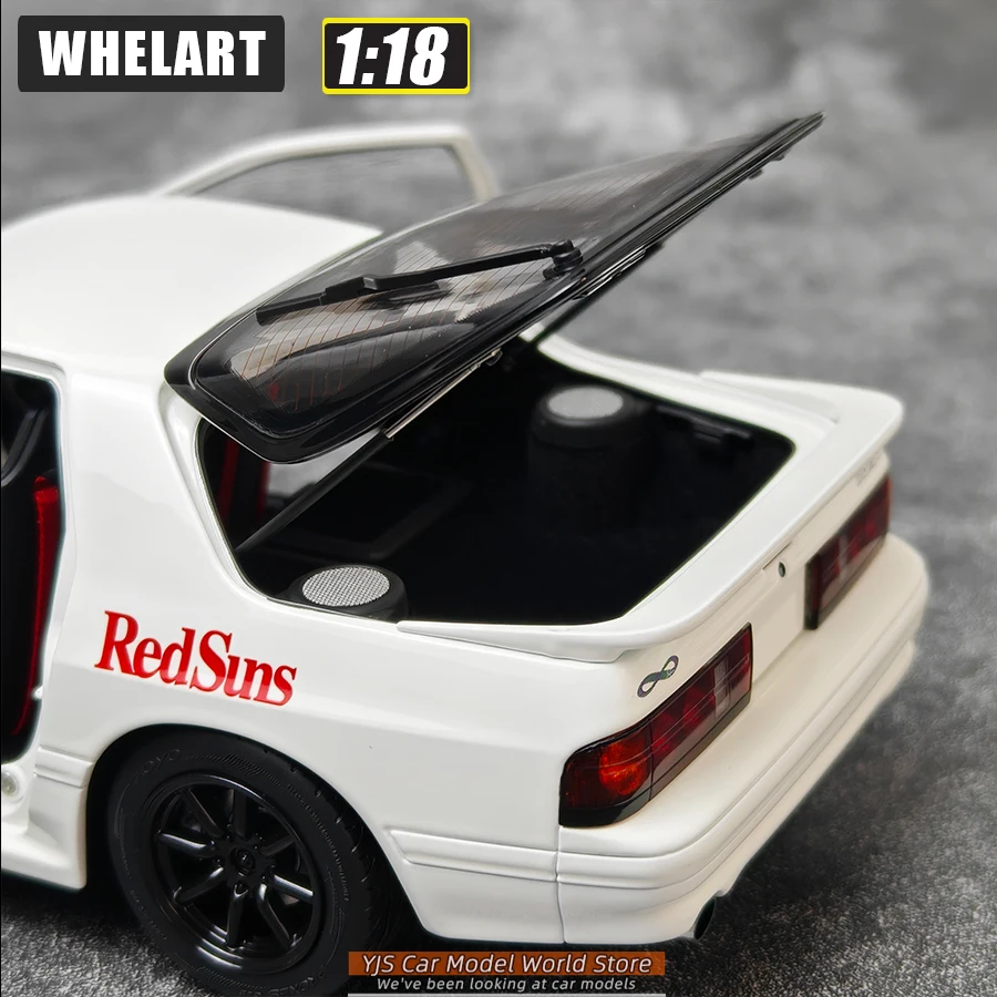 WHELART 1/18 마쓰다 RX7 FC3S 사바나 RX-7 30주년 기념 에디션 금속 소재 자동차 모델 스포츠카 컬렉션 스태틱 디스플레이