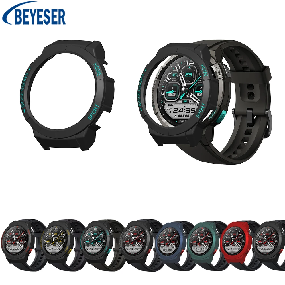 PC Watch Case Mibro GS Hollow Anti-fall Anti-scratch Protection Shell SmartWatch Replace Half Pack Protect Cover Accessories
