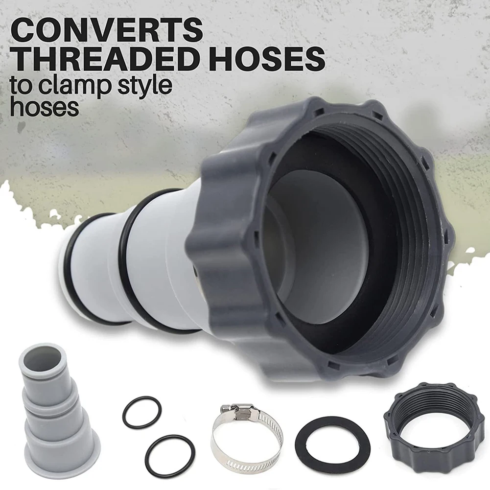 Drain Plug Connector with Collar Filter Pumps Adapter Replacement Pumps