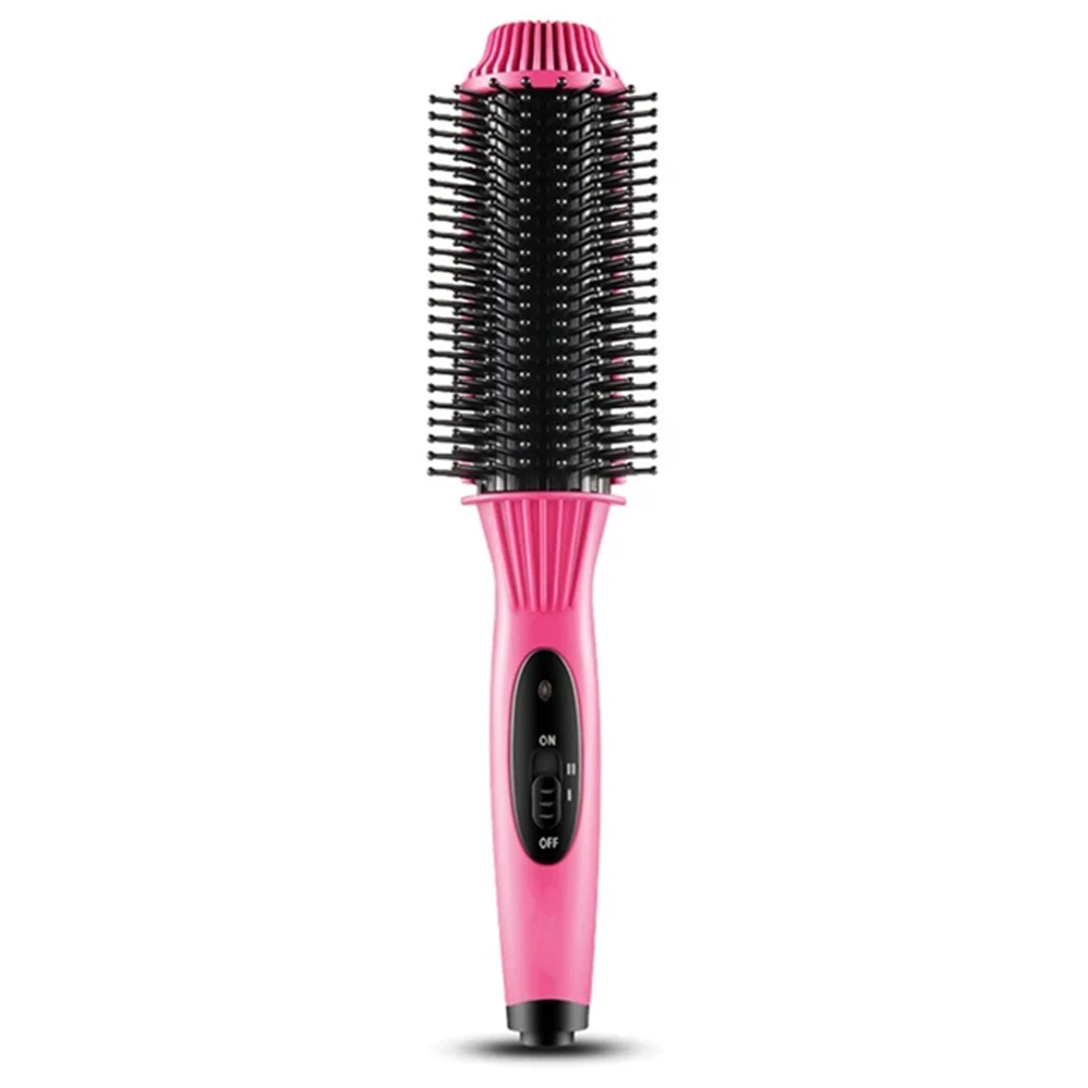 Hair 2 in 1 Hot Comb Straightener Wet Dry Hair Straightening Comb Curler Brush Fast Heat Styling Tool hair straightener hair straightener brush hair straightener comb