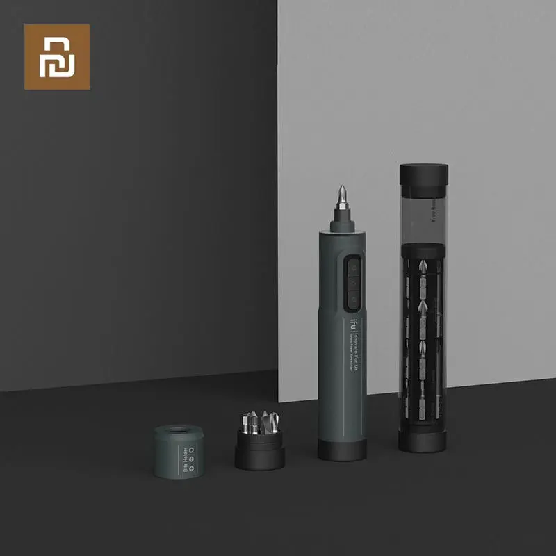 

Xiaomi iFu BS1 Plus Lithium Electric Screwdriver Kit 3 Leds Lights Cordless Compact Rechargeable Screwdrivers Set Repairing Tool