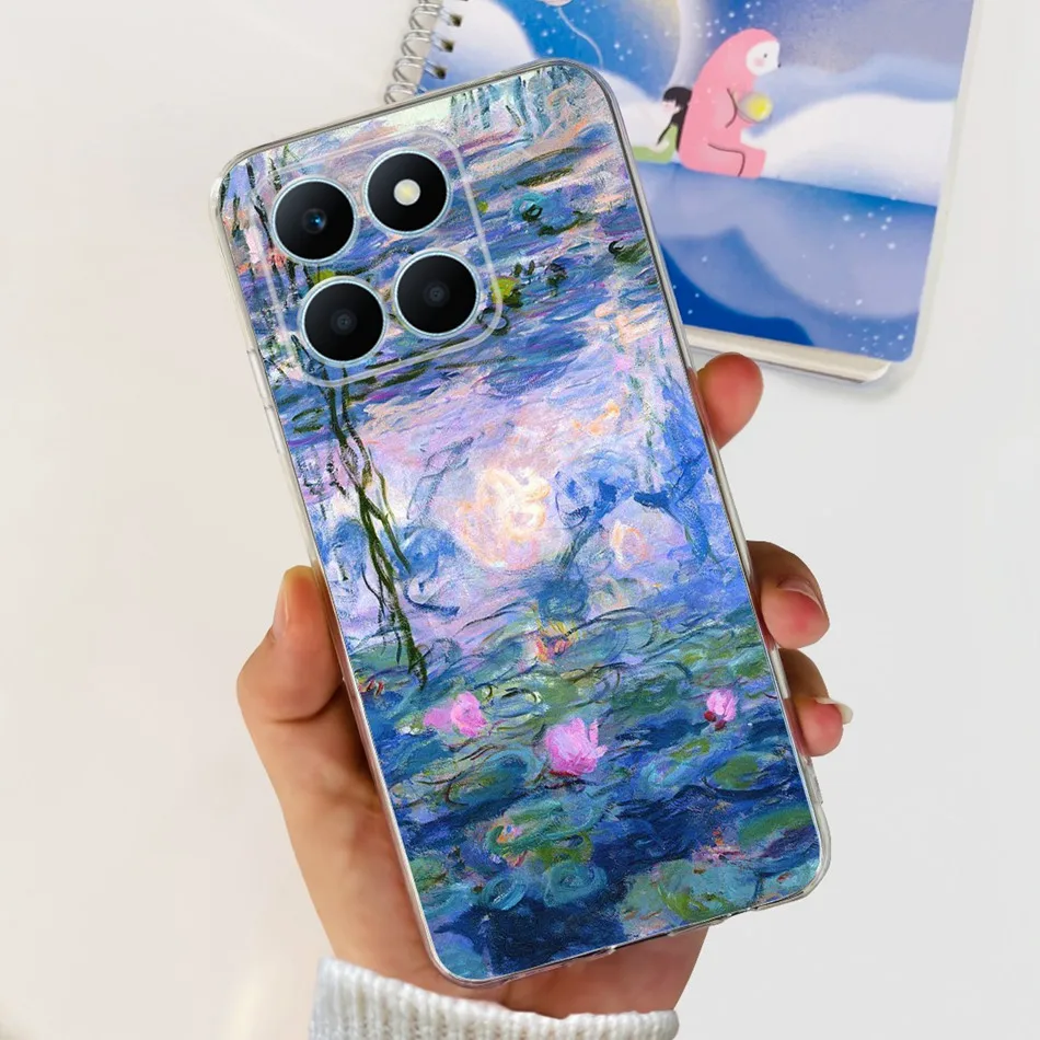 Elegant Pattern Soft Silicone TPU Phone Back Cover