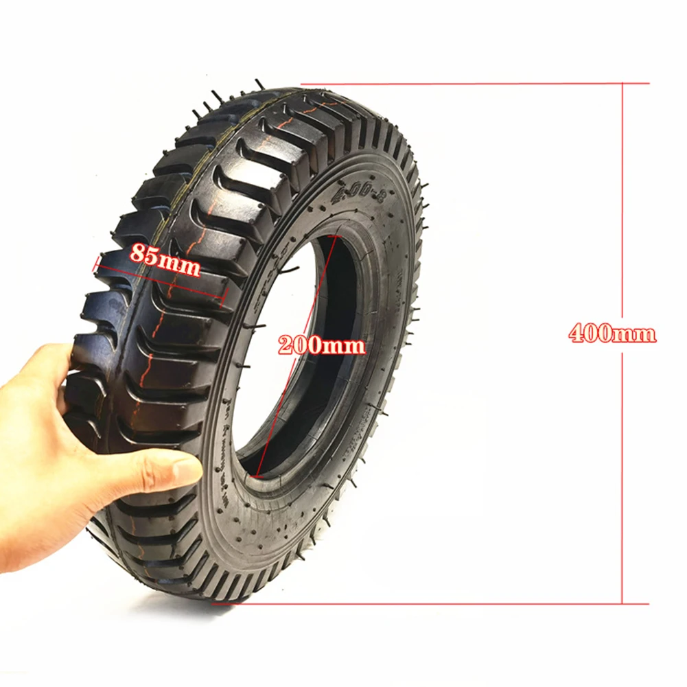 

Scooter 4.00-8 Rubber Tire 4.00/4.80-8 Inner Tube Tyre For Trolley Wheelbarrow Rubber Straight Bent Valve Tires Cycling Parts