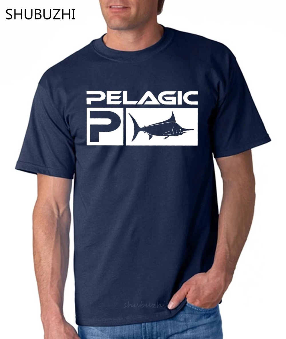 Pelagic Fishing Aquatic T Shirt Black Size S 3Xl cotton tshirt men