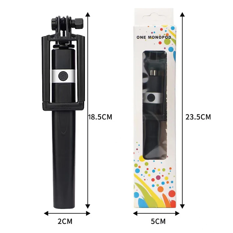 Perche Télescopique Selfie Jeco - Monopode Avec Socle Pour Smartphone