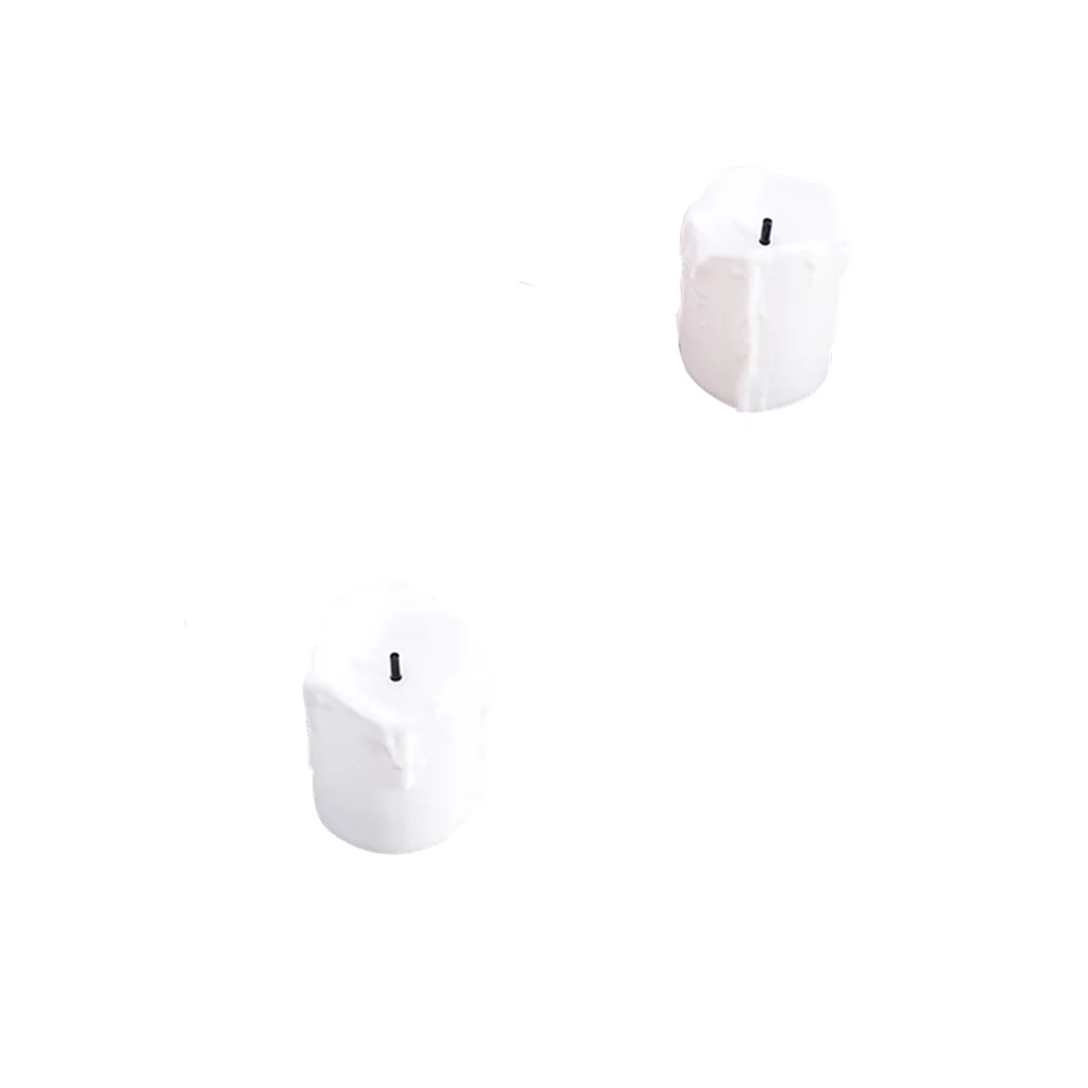 

2 Pcs LED Lights Lamps Candles Remote Control Party Decorations Flashing Tealights