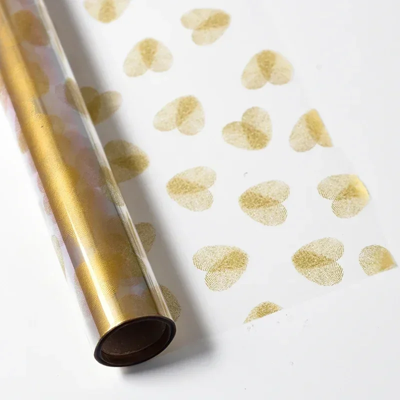 

Прозрачная стеклянная бумага для букета, водонепроницаемая Пылезащитная Прозрачная с цветочной подкладкой, полипропиленовая упаковочная бумага для цветов