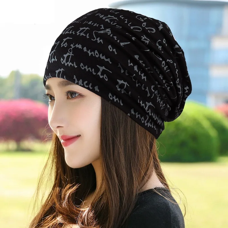Neue Mode Erwachsene Männer Frauen Warme Mützen Skullies Für Mädchen Outdoor Sport Hut Frühling Herbst Weibliche Motorhaube Casual Weiche Hüte – Detail 1