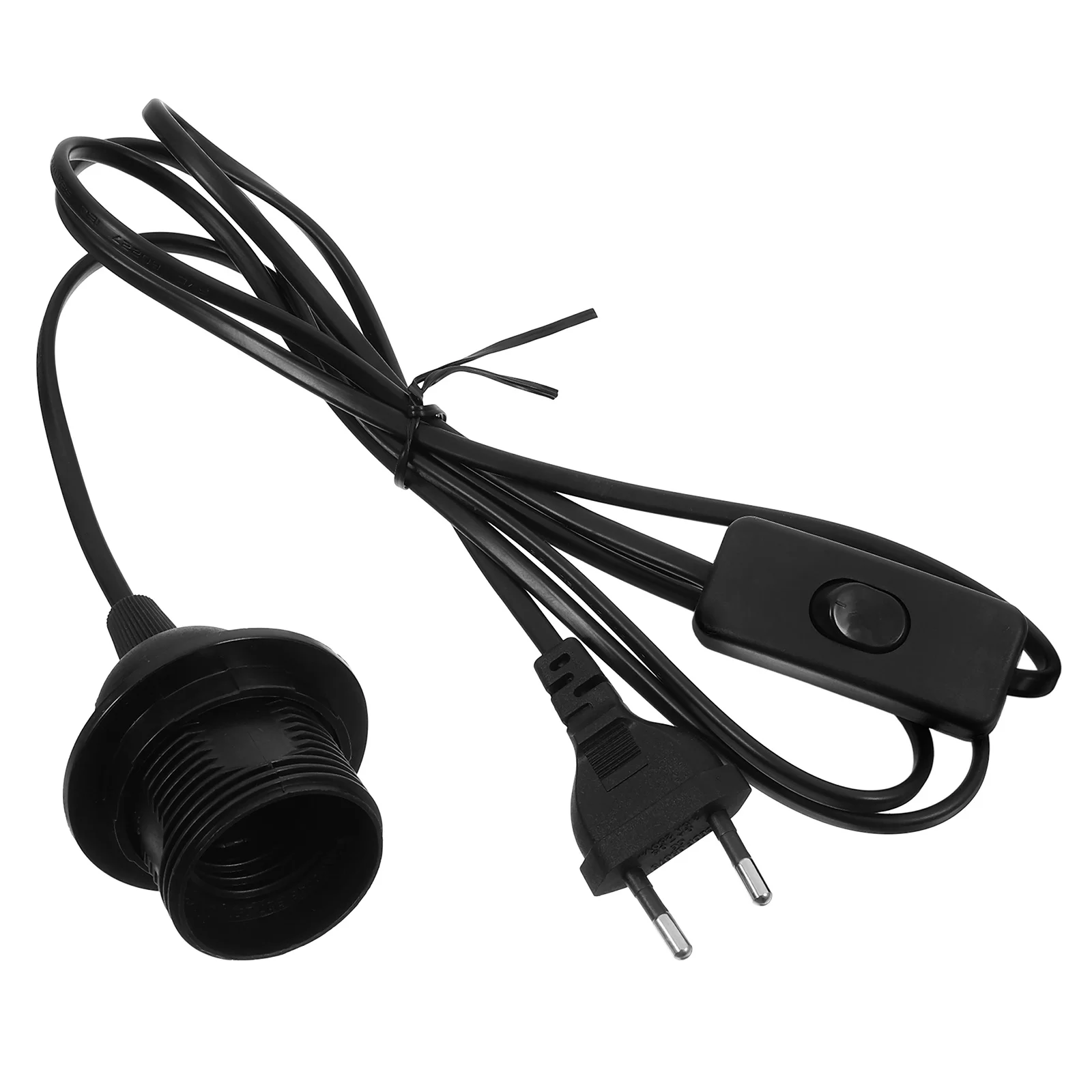 18m E14 Socket Lamp Cord Cable With Push Button Switch For Kitchen Living Room Bathroom Basement Light Extender Lighting