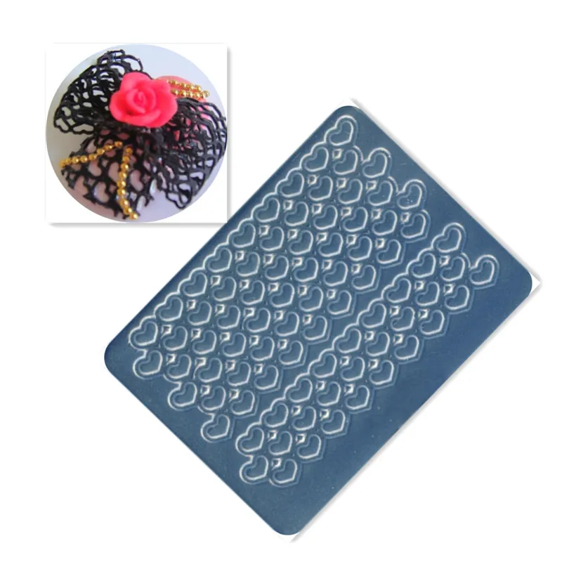 12pcs Nail Lace Mini Mold Relief Shallow Embossment Template 3