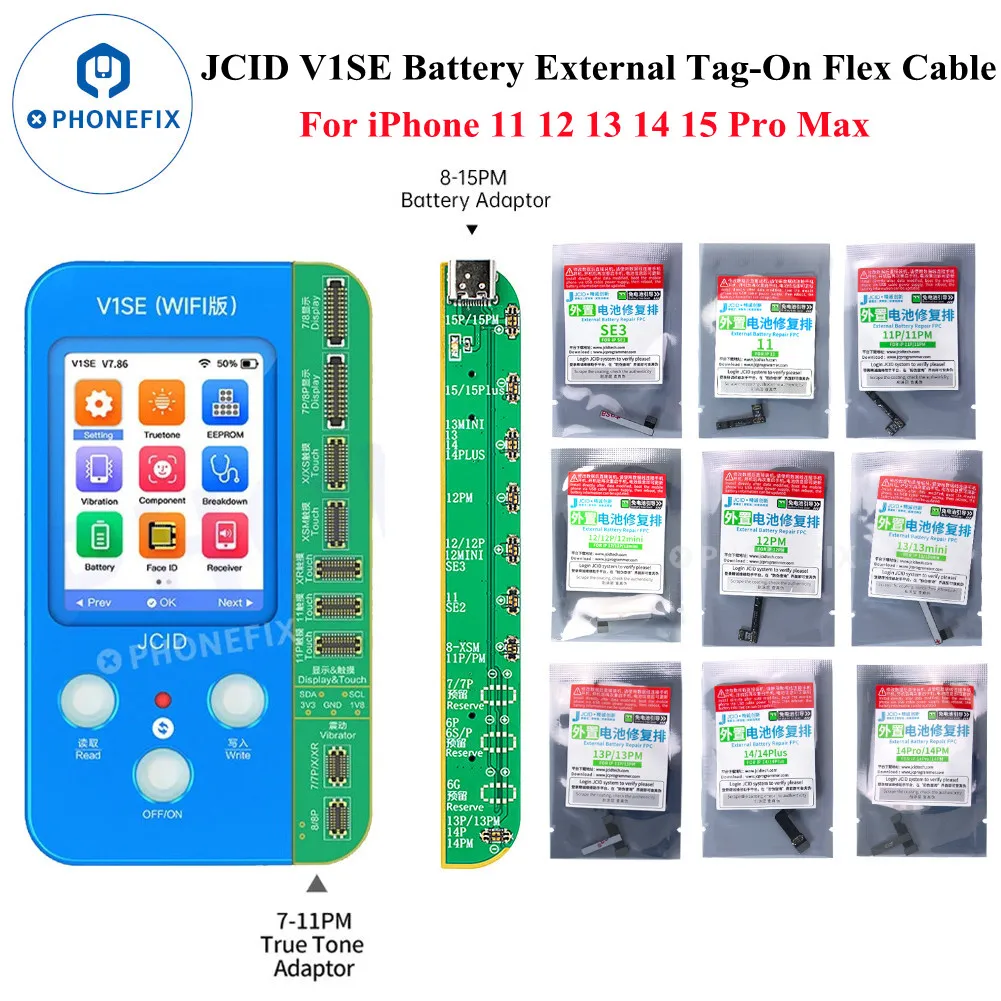 4th Gen Battery Repair Tag-on Flex Cable for iPhone 11 12 13 14 15 16 Pro max