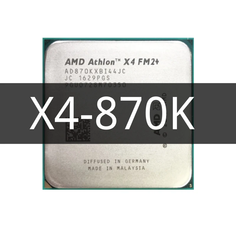 Athlon X4 870K X4 870 X4 870 K 3.9 GHz Quad-Core CPU Processor AD870KXBI44JC Socket FM2+