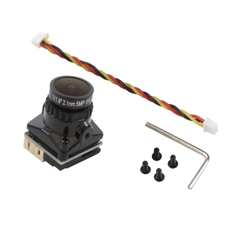 1 Set FPV Camera Micro 2.1mm Lens Low Noise 1800TVL 0.01Lux Flight Camera