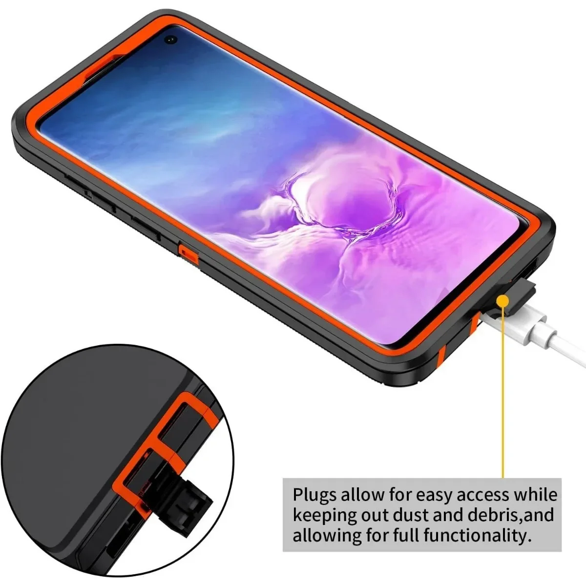Heavy Duty Shockproof Rugged Phone Case Cover