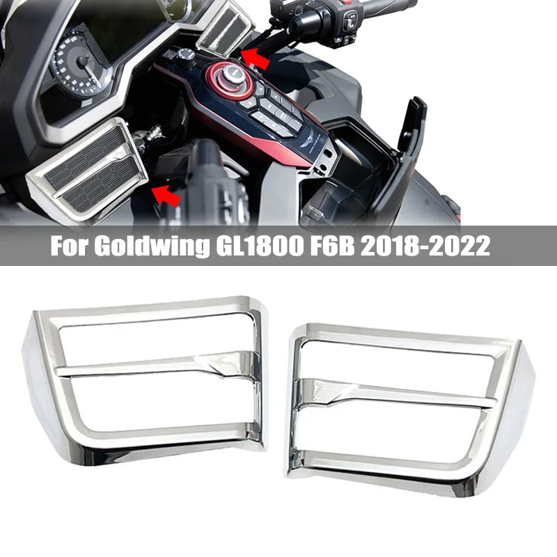 

Новая хромированная крышка радиатора для мотоцикла Honda Goldwing GL 1800 F6B GL1800 Gold wing 1800 2018 2019 2020 2021 2022