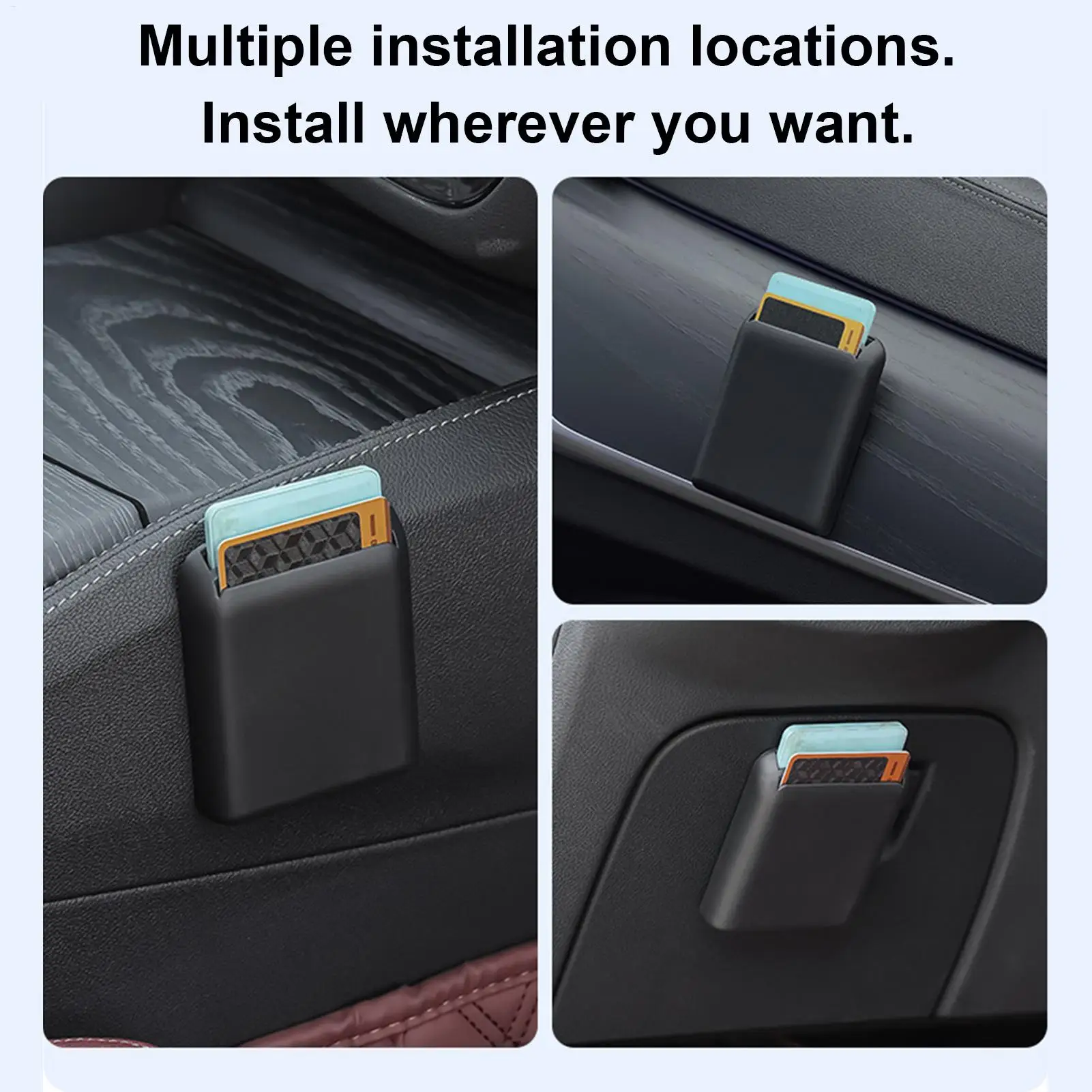 Enhanced Automotive Interior Adhesive Storage Organizer
