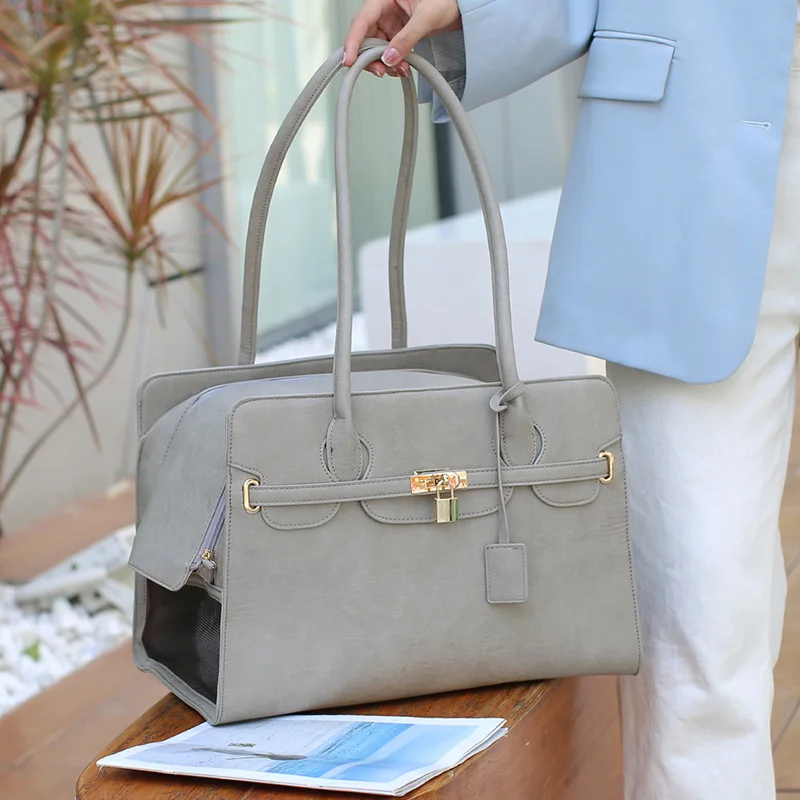New-Luxury-PU-Leather-Pet-Carrier-Bag-Breathable-Handbag-For-Puppy-Cat-Fashion-Dog-One-shoulder