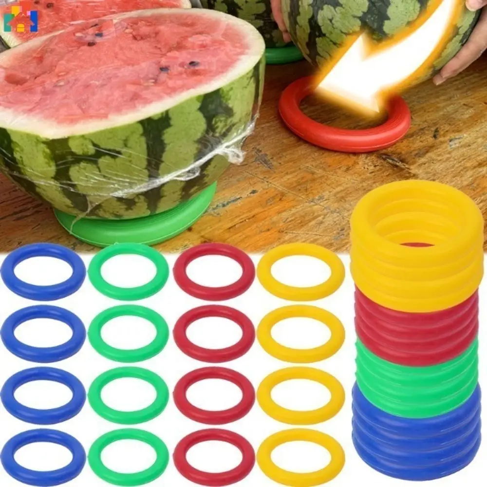 1/5Pcs Durable Anti-Slip Fruit Fixed Ring Wear-resistant Plastic Watermelon Ring Watermelon Holder Base