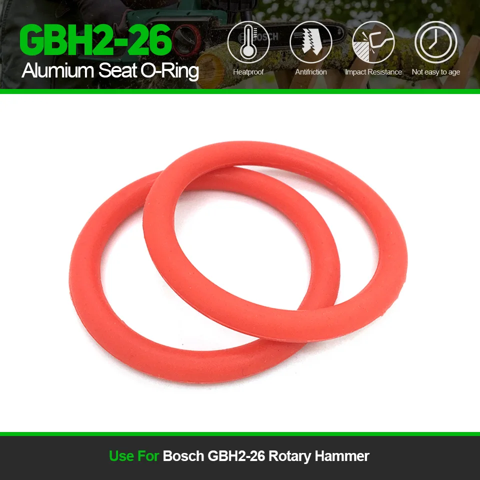

2 шт., сменные алюминиевые уплотнительные кольца для Bosch GBH2-26 GBH 2-26, перфоратор 1610210179, запасные части, аксессуары для электроинструментов