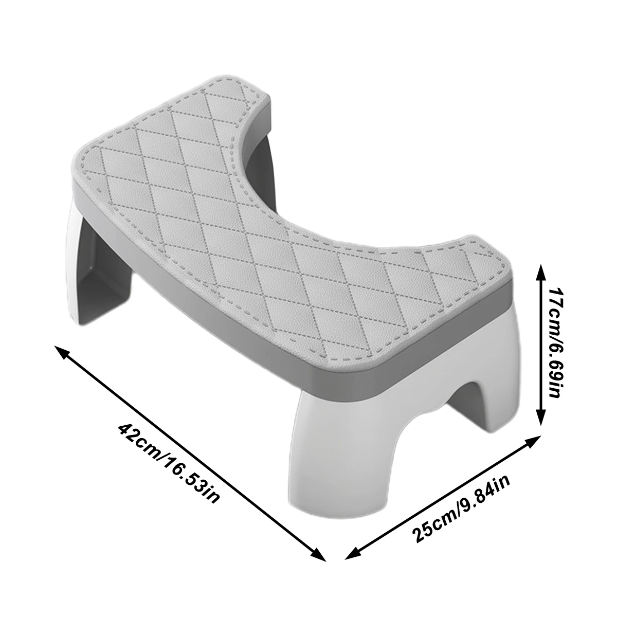 Toilet Seat Stool Portable Squat Stool Home Adult Bathroom Accessories Removable Non-slip 1 PCS toilet squat stool