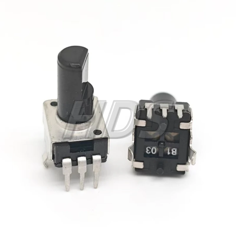 10PCS RV09 수직 12.5mm D 샤프트 B1K B2K B5K B10K B20K B50K B100K 0932 3Pin 씰 전위차계 가변 저항기