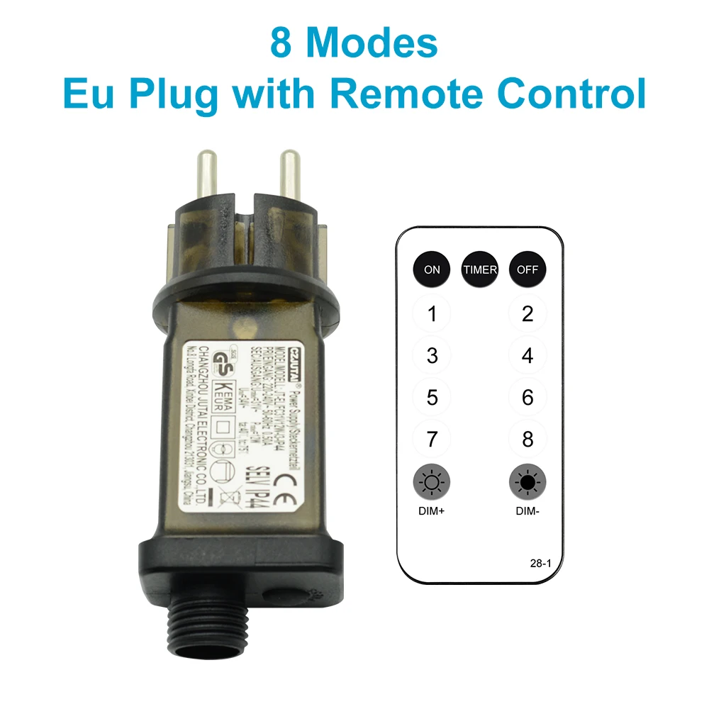 31V 12W EU US Plug for String Fairy Light with Remote Control