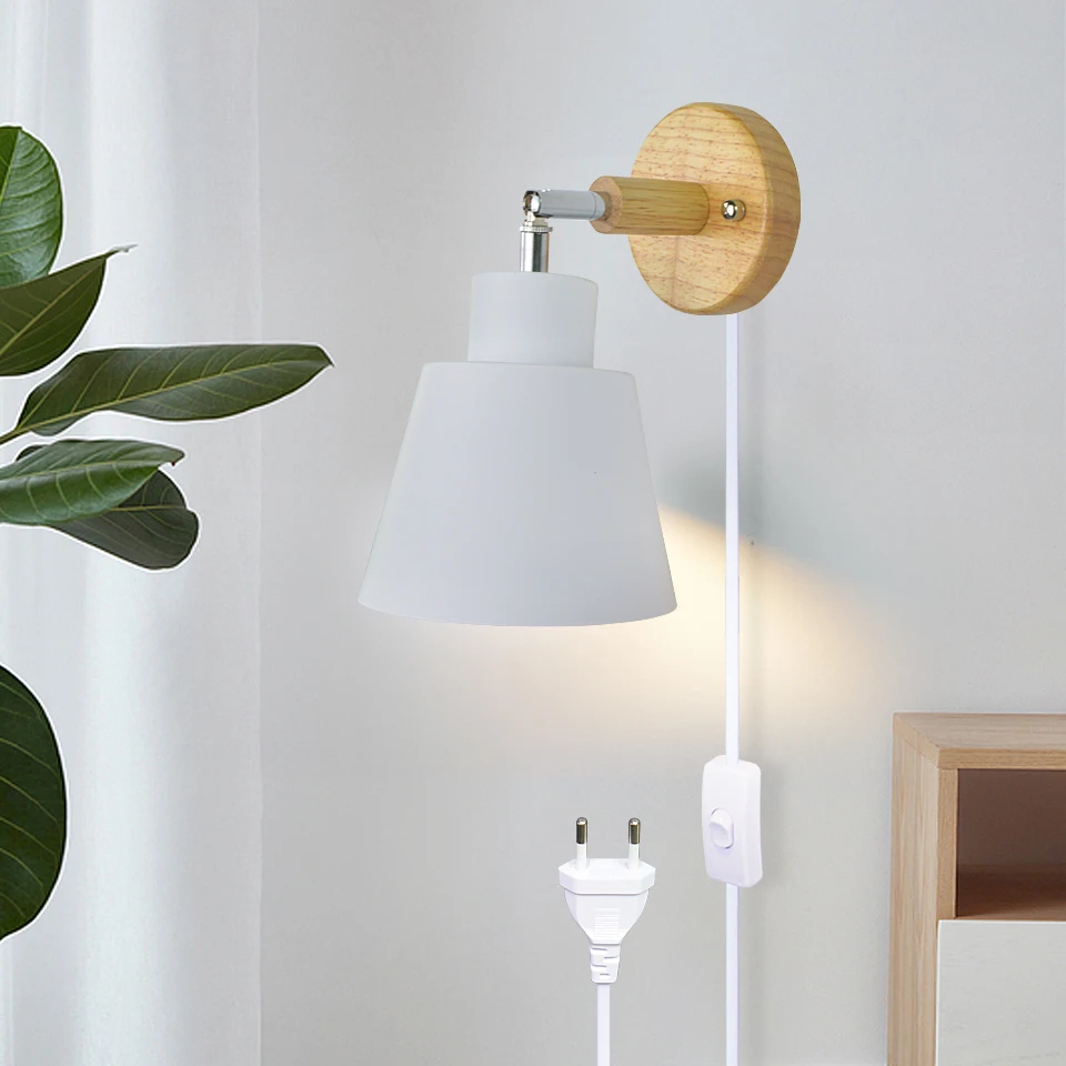 Nordic Wooden Wall Lamp 3