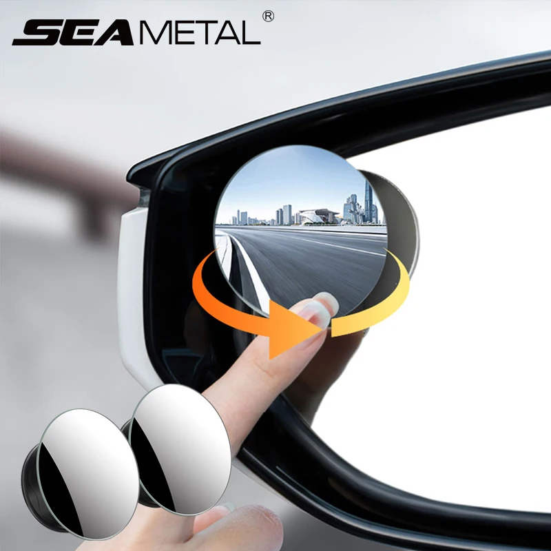 Wide Angle Convex Rear View Mirror with 360 Rotation for Cars