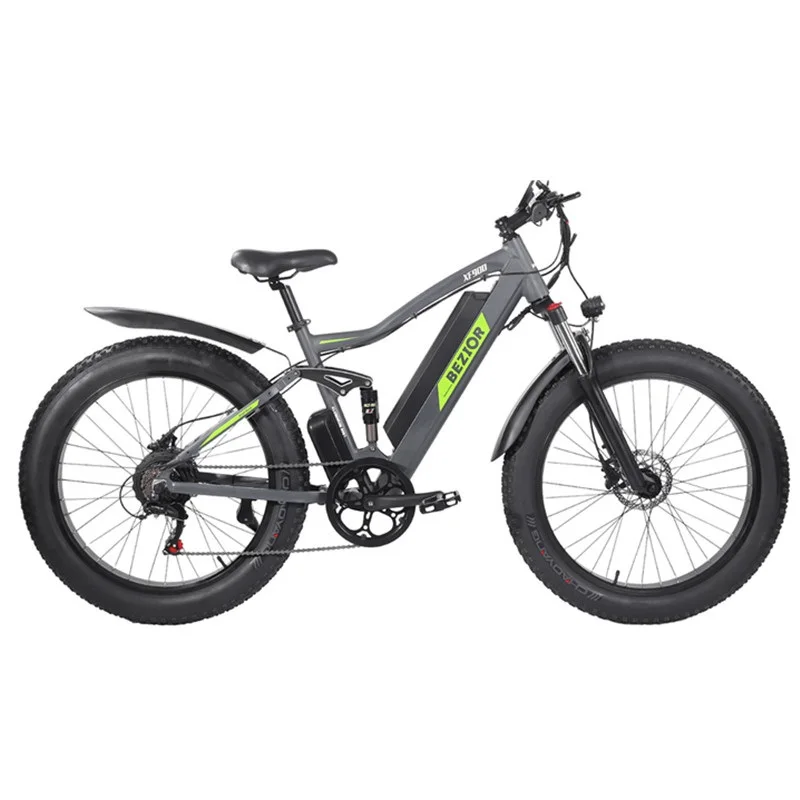 Bezior XF900 Elektrische Fiets 48V12.5Ah Batterij 500W 20 Inch Elektrische Fiets Snelheid Tot 45