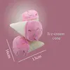 Plush Dog Toys Squeaky Dogs Accessories Pet Perros Toy Soft Squeeze Sound Teeth Chew Bite Resistant Ice Cream Fries Humburger 6